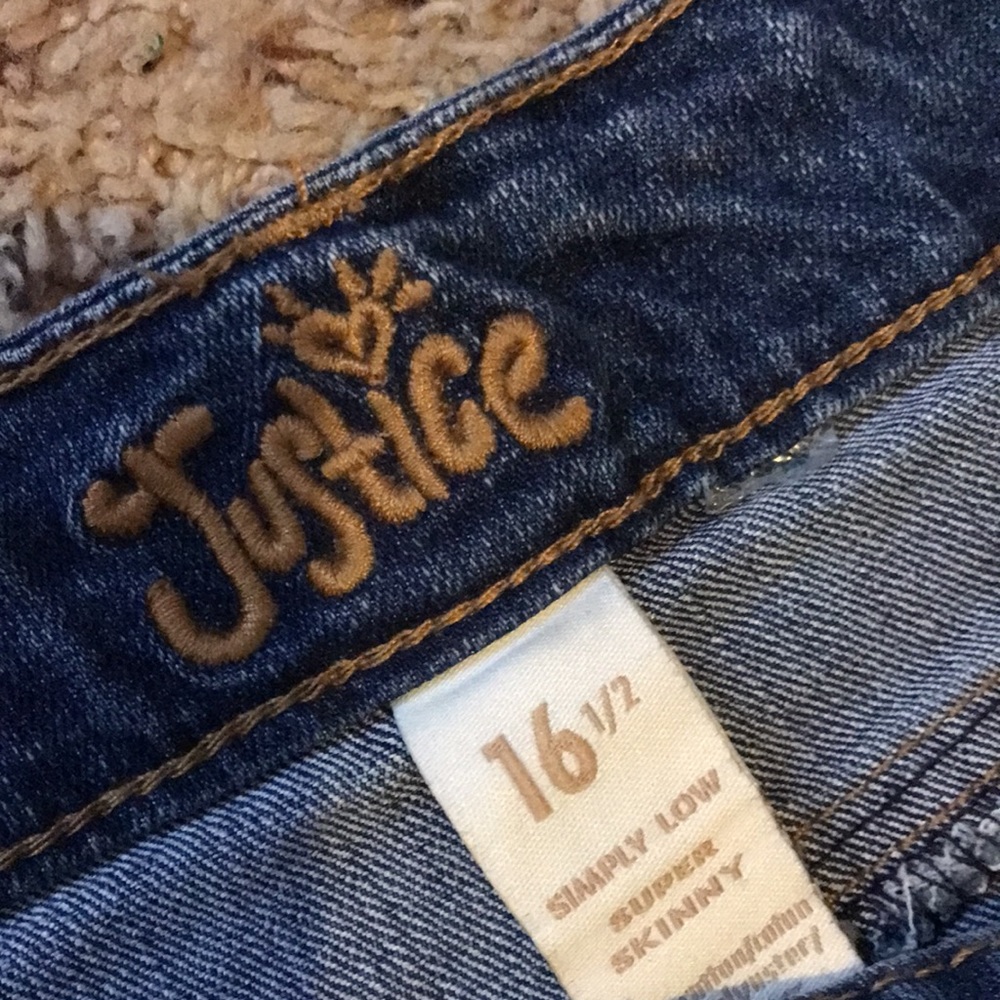 Justice Girls Skinny Jeans - Picture 2 of 2